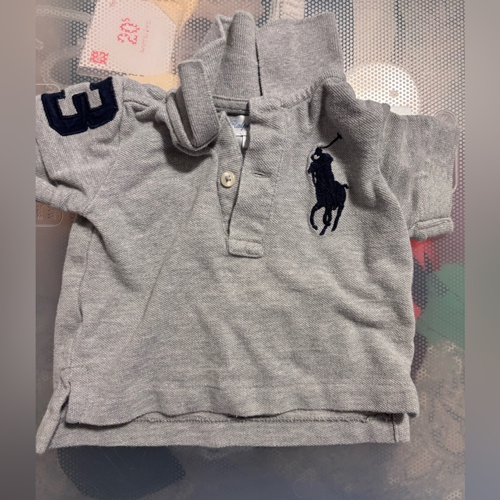 Ralph Lauren Gray Kids Polo Shirt